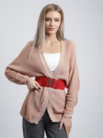 Ремень пояс-резинка 75 красн (60-90) Sharpey