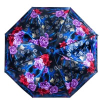 Зонт женский Zemsa 112144 син/цвет