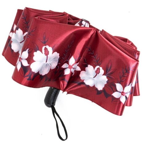 Зонт женский Zemsa 112148 крас/бел.цв