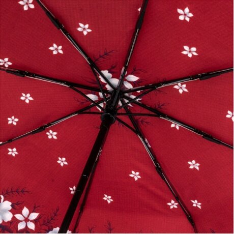 Зонт женский Zemsa 112148 крас/бел.цв