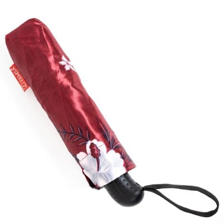 Зонт женский Zemsa 112148 крас/бел.цв