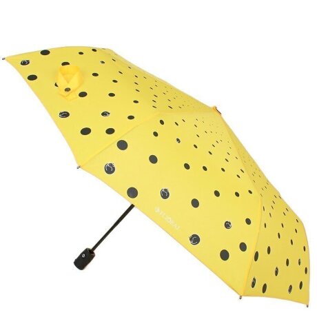 Зонт FJ 160409 Кошки в горошке желт