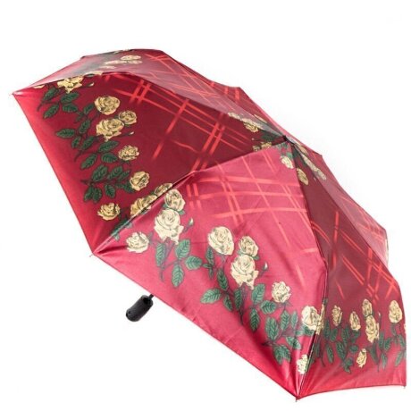 Зонт женский Zemsa 112157 борд/зол.цв