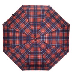 Зонт женский Zemsa 112215 крас/клетка