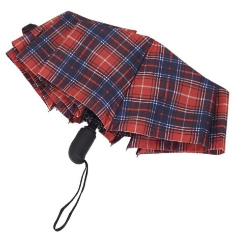 Зонт женский Zemsa 112215 крас/клетка