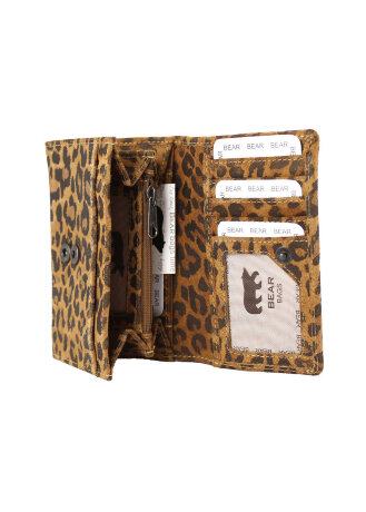 Кошелек женский CP5066 леопард Bear