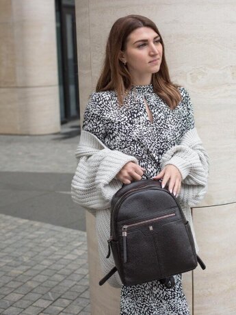 Рюкзак женский SHARPEY 1-041 каштан фл