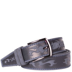 Ремень NS 40мм тату син (120)