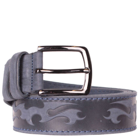Ремень NS 40мм тату син (120)