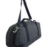 Сумка спорт Ibag 62015 черн/сер холст