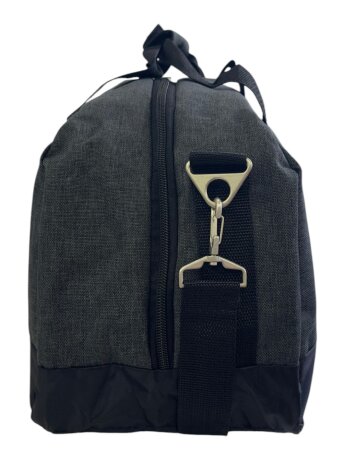 Сумка спорт Ibag 62015 черн/сер холст