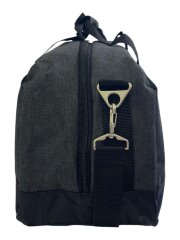 Сумка спорт Ibag 62015 черн/сер холст