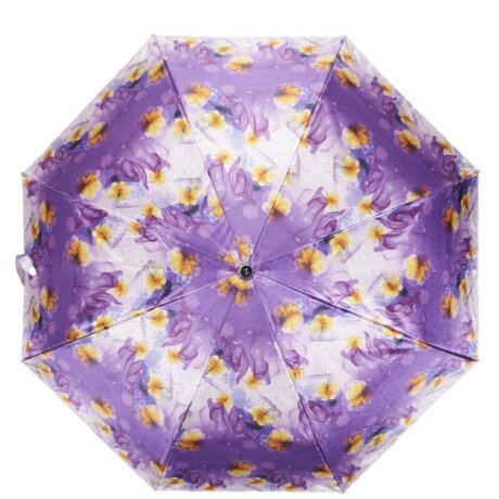 Зонт женский Zemsa 113116 сирень/цв