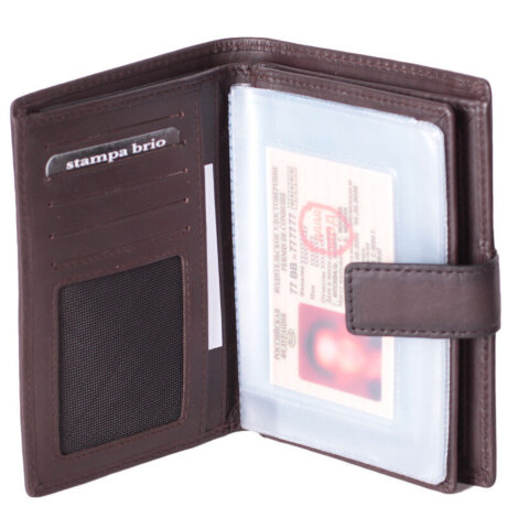 Портмоне 5в1 Stampa Brio 190-2289DKT Brown 