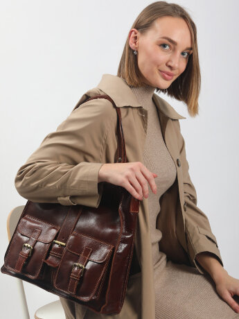 Сумка женская MiaDonna 5574 marrone