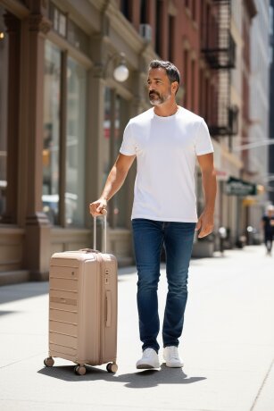 Чемодан BV PP05-28 khaki Bagvoyage