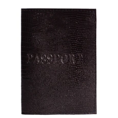 Обложка на паспорт т.кор/змея/лак