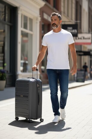 Чемодан BV PP05-28 dr.grey Bagvoyage