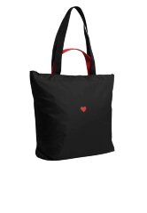 Шоппер непромокаемый 1-178 Любовь/черн