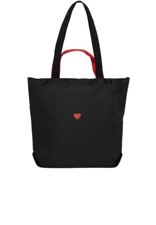 Шоппер непромокаемый 1-178 Любовь/черн