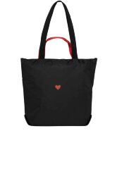 Шоппер непромокаемый 1-178 Любовь/черн