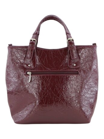 Сумка женская Оливи 1235 борд.лак.жат