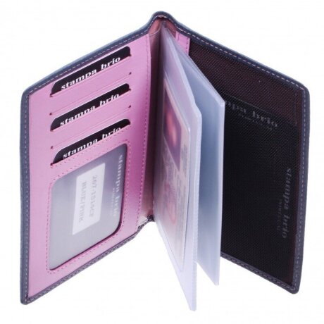 Бумажник водителя Stampa Brio 267-1514SFA Blue/Pink