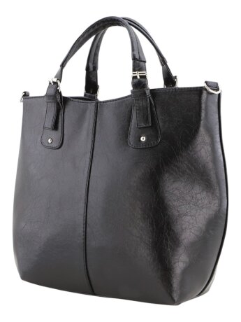 Сумка женская Оливи 1235 черн.жат