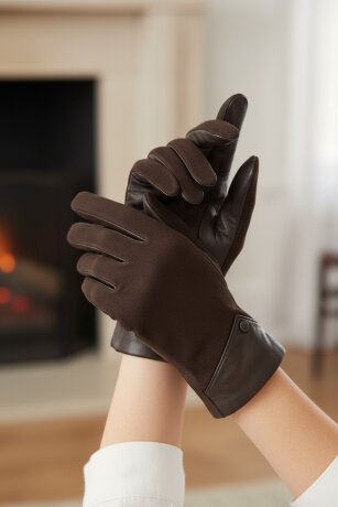 Перчатки женские Pitas 0681Z р.8,5 т.кор.комби 