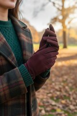 Перчатки женские Pitas 0618Z р.7 борд.комби