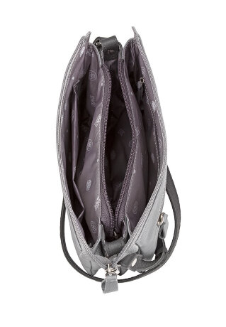 Сумка женская ESSE БАРБАРА сер/асф.фл 77759