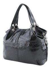 Сумка женская Оливи 1189 черн/лак/жат