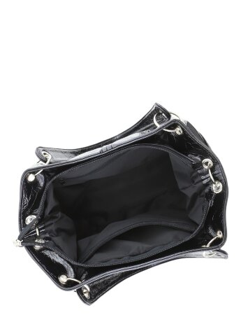 Сумка женская Оливи 1189 черн/лак/жат