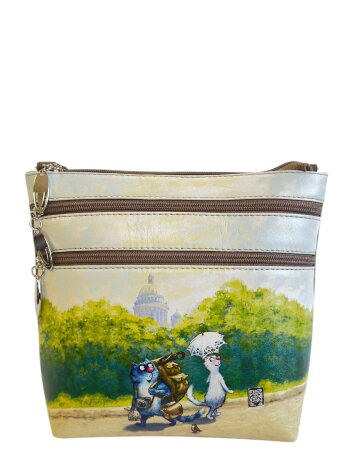 Сумка женская SHARPEY 538-323 капуч.фл