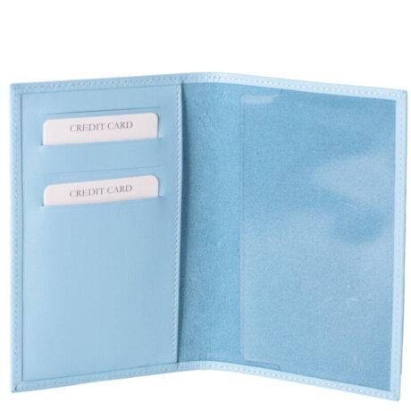 Обложка для паспорта Qoper 0699 blue 