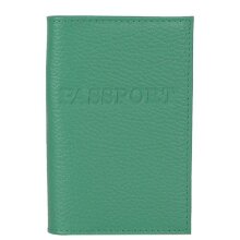 Обложка на паспорт зел/фл