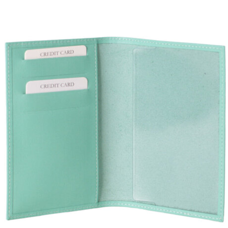 Обложка для паспорта Qoper 0689 turquoise 