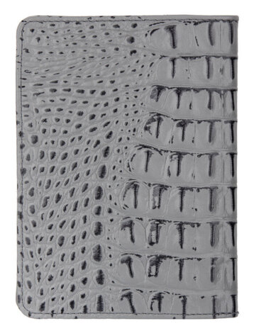 Обложка на паспорт ESSE Page Grey сер/кайм