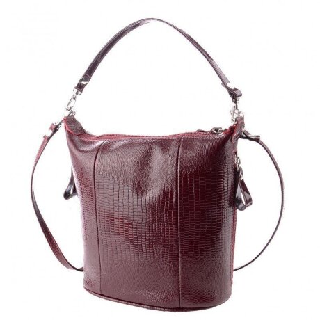 Сумка женская Esse ЛАДА CHERRY варан бордо