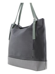 Сумка женская Оливи 1251 черн/сер.зел