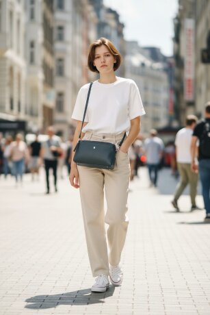 Сумка женская SHARPEY 1-3176 син фл.