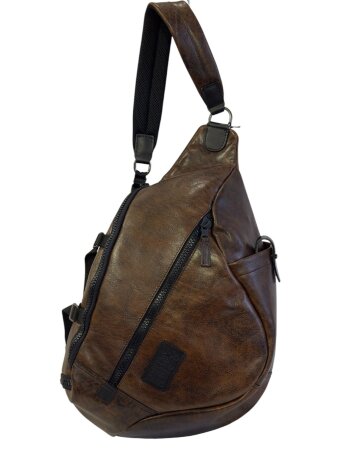 Рюкзак-слинг Chiarugi 20309 d.brown