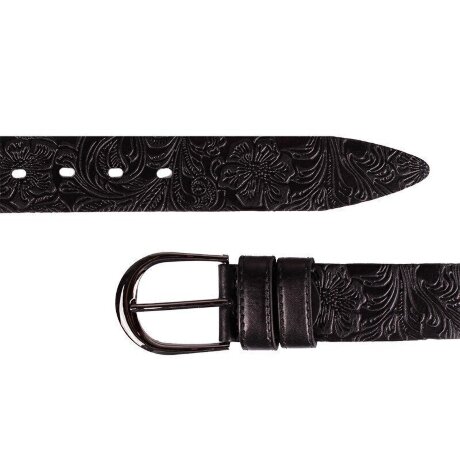 Ремень цветы 40 черн (120) Sharpey