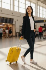 Чемодан Bagvoyage PP02-20 yellow Bagvoyage