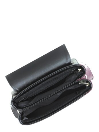 Сумка женская Оливи 1221 чер.жак/борд