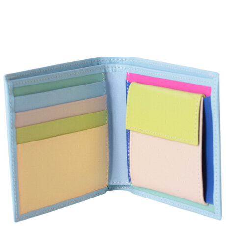 Портмоне женское Qoper 0808 blue-rainbow 