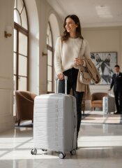 Чемодан  Bagvoyage BV PP07-24 silver 