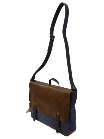 Сумка для ноутбука и документов Chiarugi 854002 brown/blue