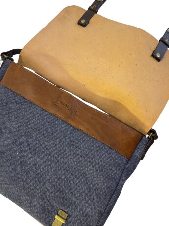 Сумка для ноутбука и документов Chiarugi 854002 brown/blue