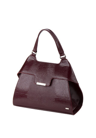 Сумка женская ESSE АГНИЯ варан бордо 79320